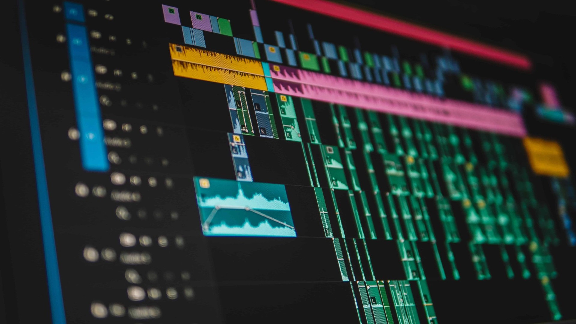 Professional video editing